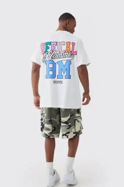 Oversized Official Back Print T-shirt | UK^boohooMAN Clearance
