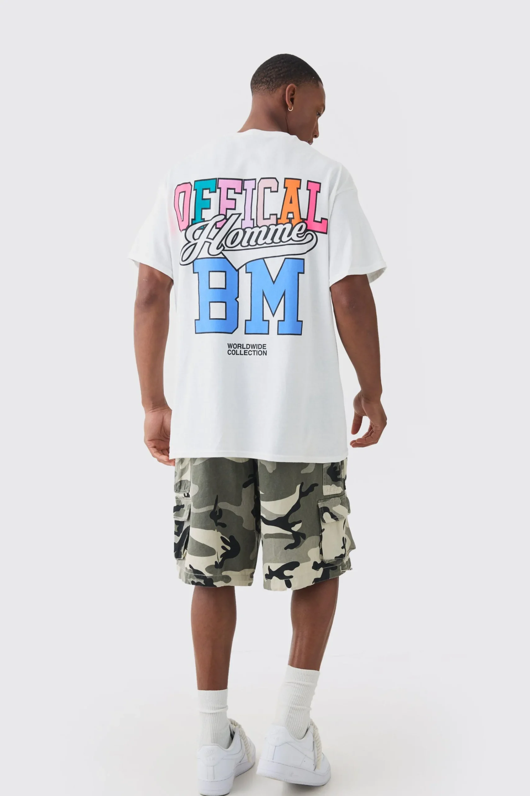 Oversized Official Back Print T-shirt | UK^boohooMAN Clearance