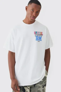 Oversized Official Back Print T-shirt | UK^boohooMAN Clearance