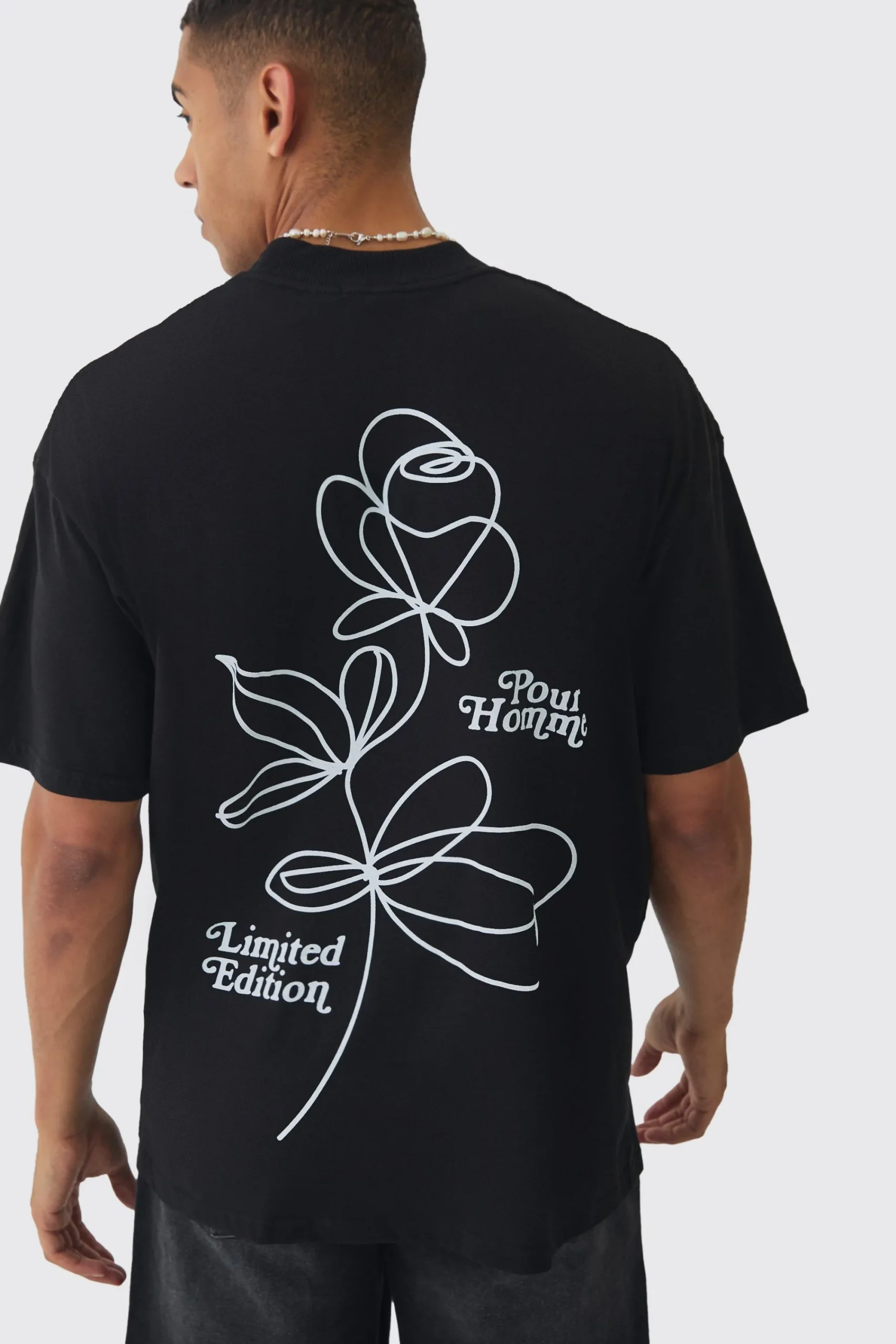 Oversized Official Floral Print T-shirt | UK^boohooMAN New