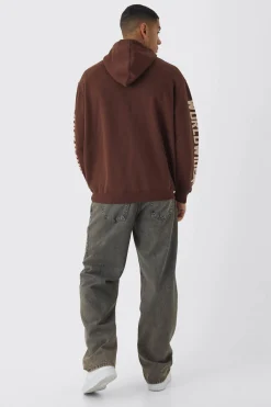 boohooMAN Oversized Official Homme Print Hoodie | UK| Hoodies & Sweatshirts