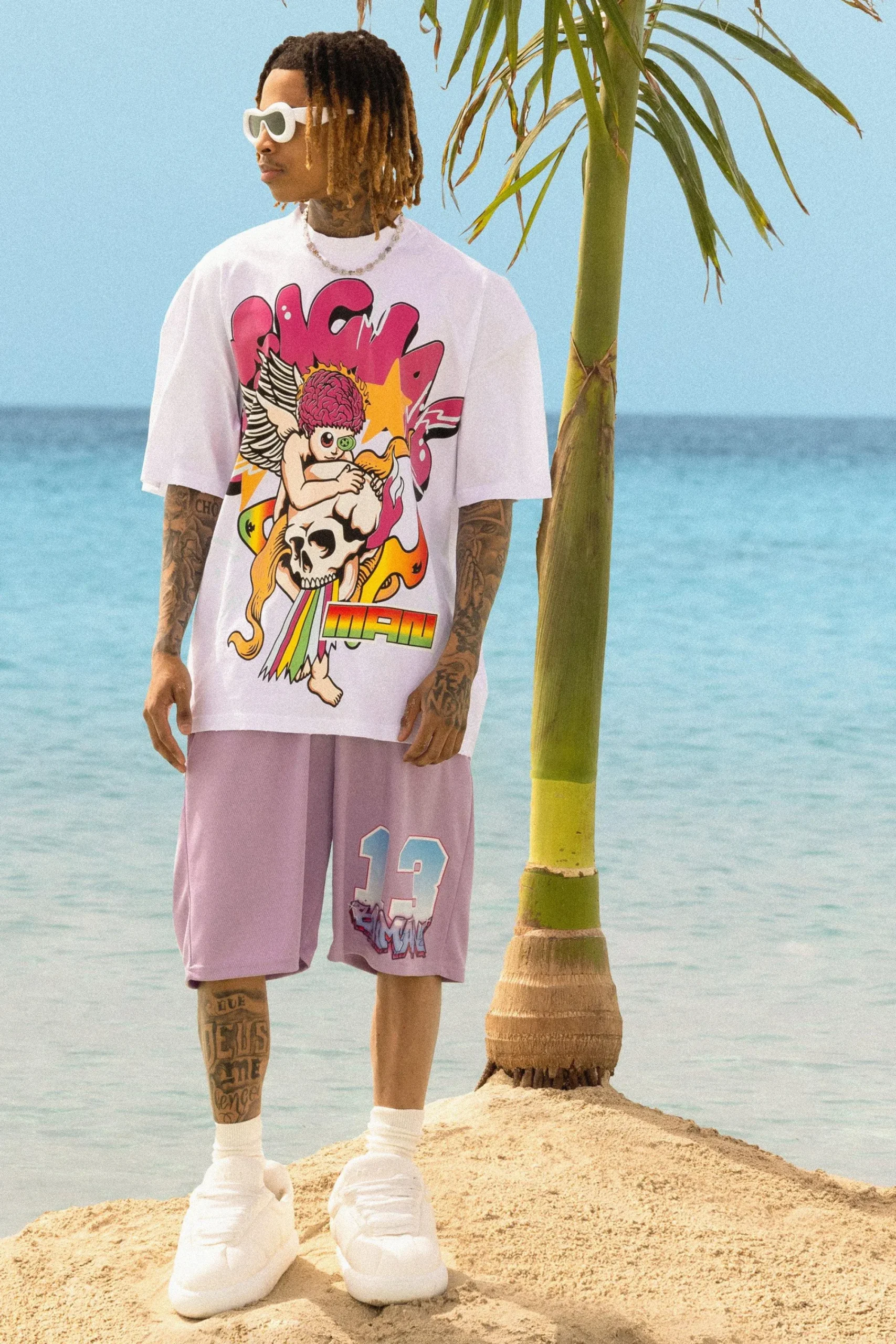 Oversized Official Nibbled T-shirt | UK^boohooMAN Discount