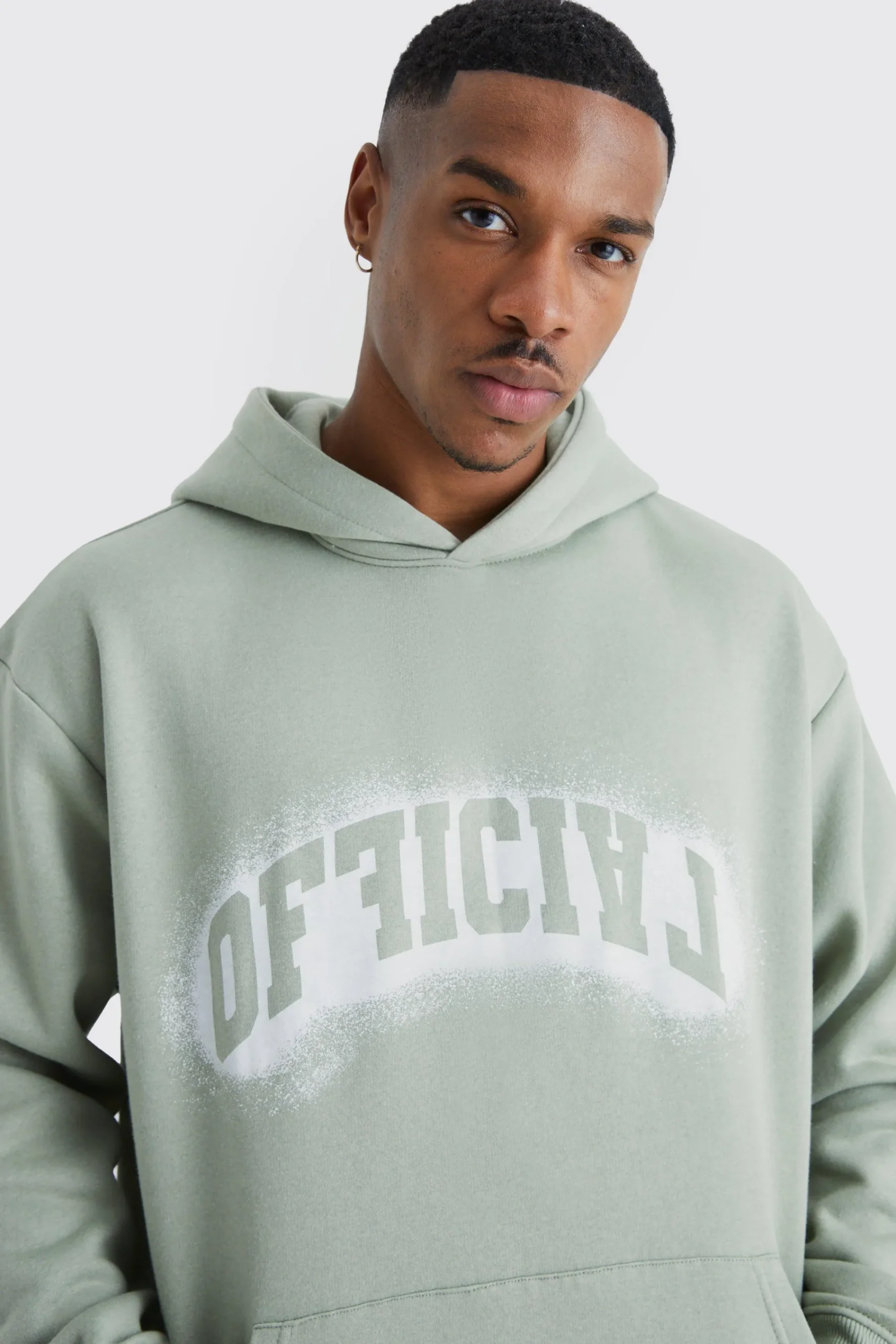 boohooMAN Oversized Official Spray Print Tracksuit | UK| Tracksuits