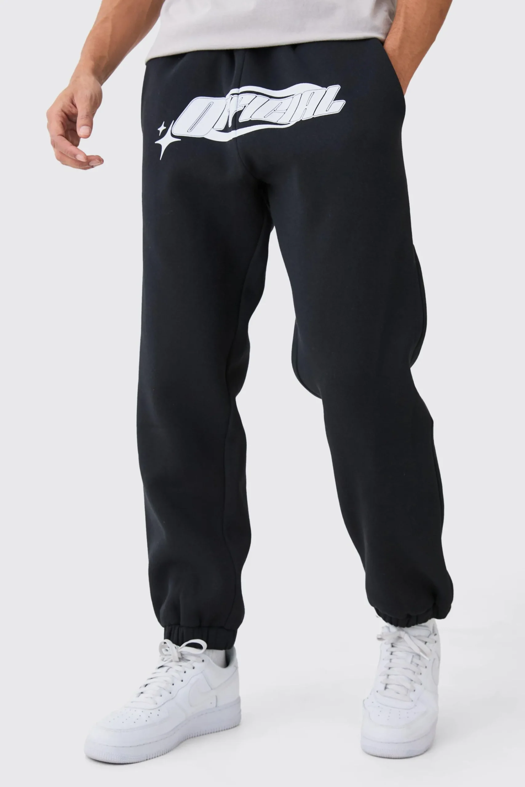 boohooMAN Oversized Official Star Joggers | UK| Joggers