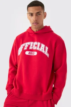 boohooMAN Oversized Official Varsity Hoodie And Basketball Short Tracksuit | UK| Tracksuits