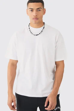 Oversized Over Seams Branded T-shirt | UK^boohooMAN Sale