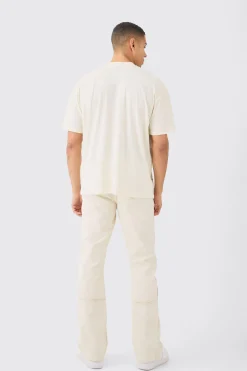 Oversized Over Seams Varsity Graphic T-shirt | UK^boohooMAN Best