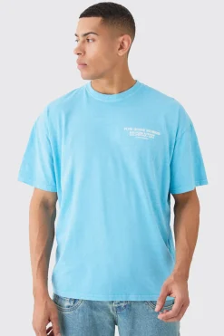 Oversized Overdyed Graphic T-shirt | UK^boohooMAN Discount