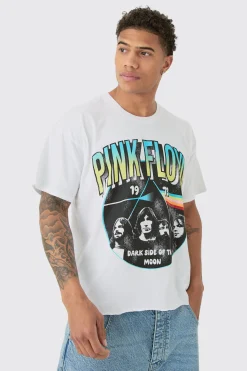 Oversized Pink Floyd Boxy Tour License T-shirt | UK^boohooMAN New