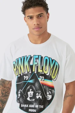 Oversized Pink Floyd Boxy Tour License T-shirt | UK^boohooMAN New