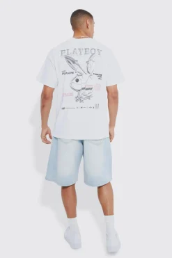 Oversized Playboy License T-shirt | UK^boohooMAN New