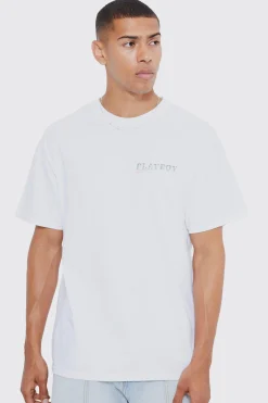 Oversized Playboy License T-shirt | UK^boohooMAN New
