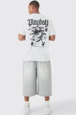 Oversized Playboy License T-shirt | UK^boohooMAN Best