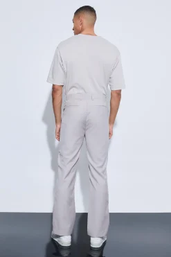 boohooMAN Oversized Pocket Flared Tailored Trousers | UK| Suits & Tailoring|Trousers