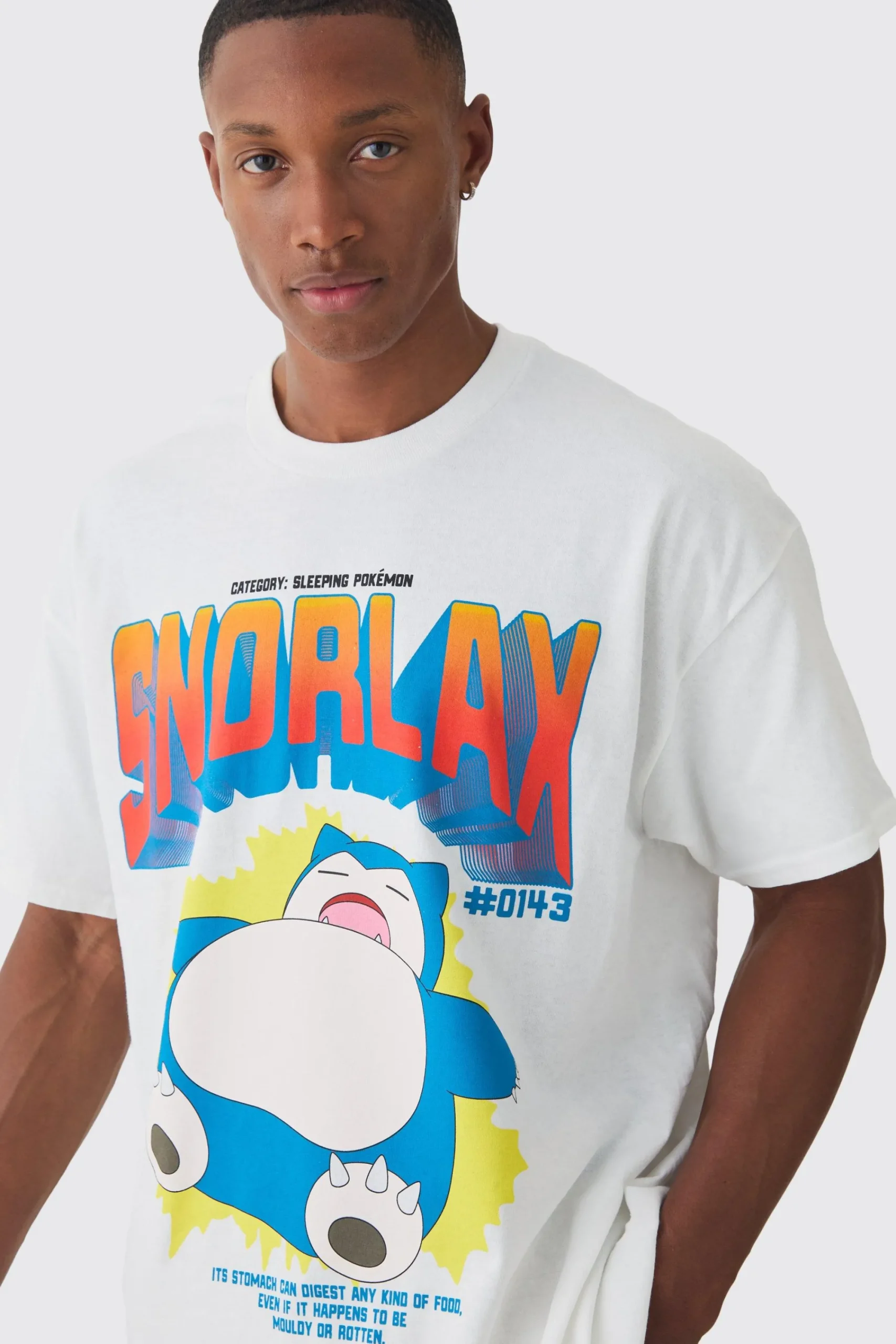 Oversized Pokemon Snorlax License T-shirt | UK^boohooMAN Outlet