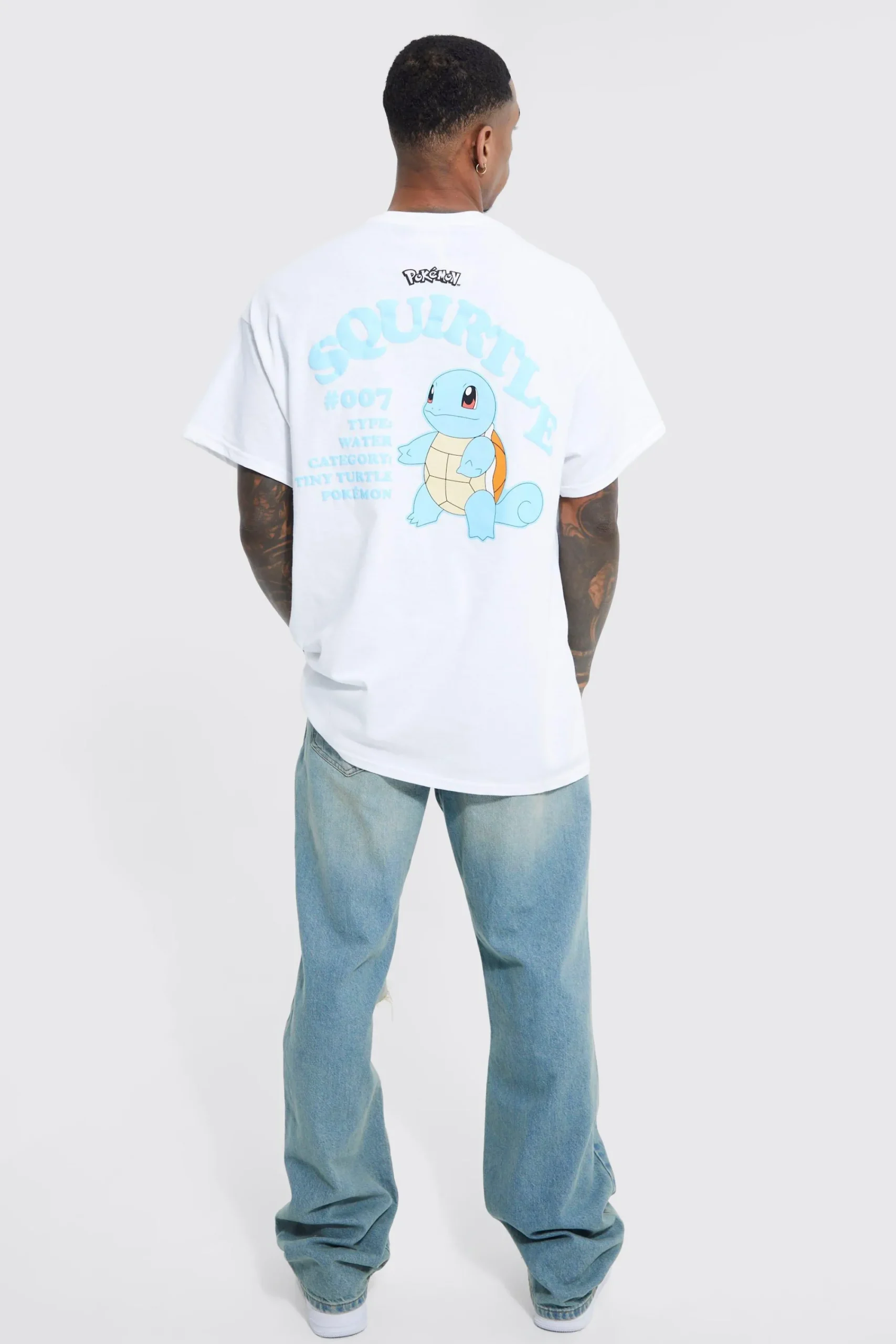 Oversized Pokemon Squirtle License T-shirt | UK^boohooMAN Best