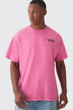 Oversized Pokemon Sylveon Wash License T-shirt | UK^boohooMAN Best