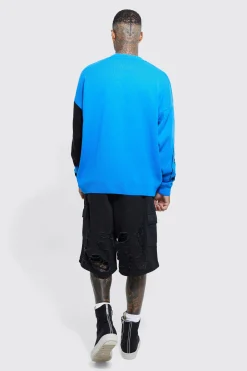 boohooMAN Oversized Portrait Text Knitted Jumper | UK| Knitwear|Hoodies & Sweatshirts