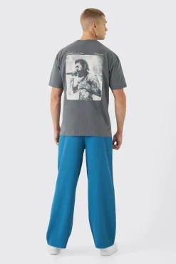 Oversized Post Malone License Print T-Shirt | UK^boohooMAN Online