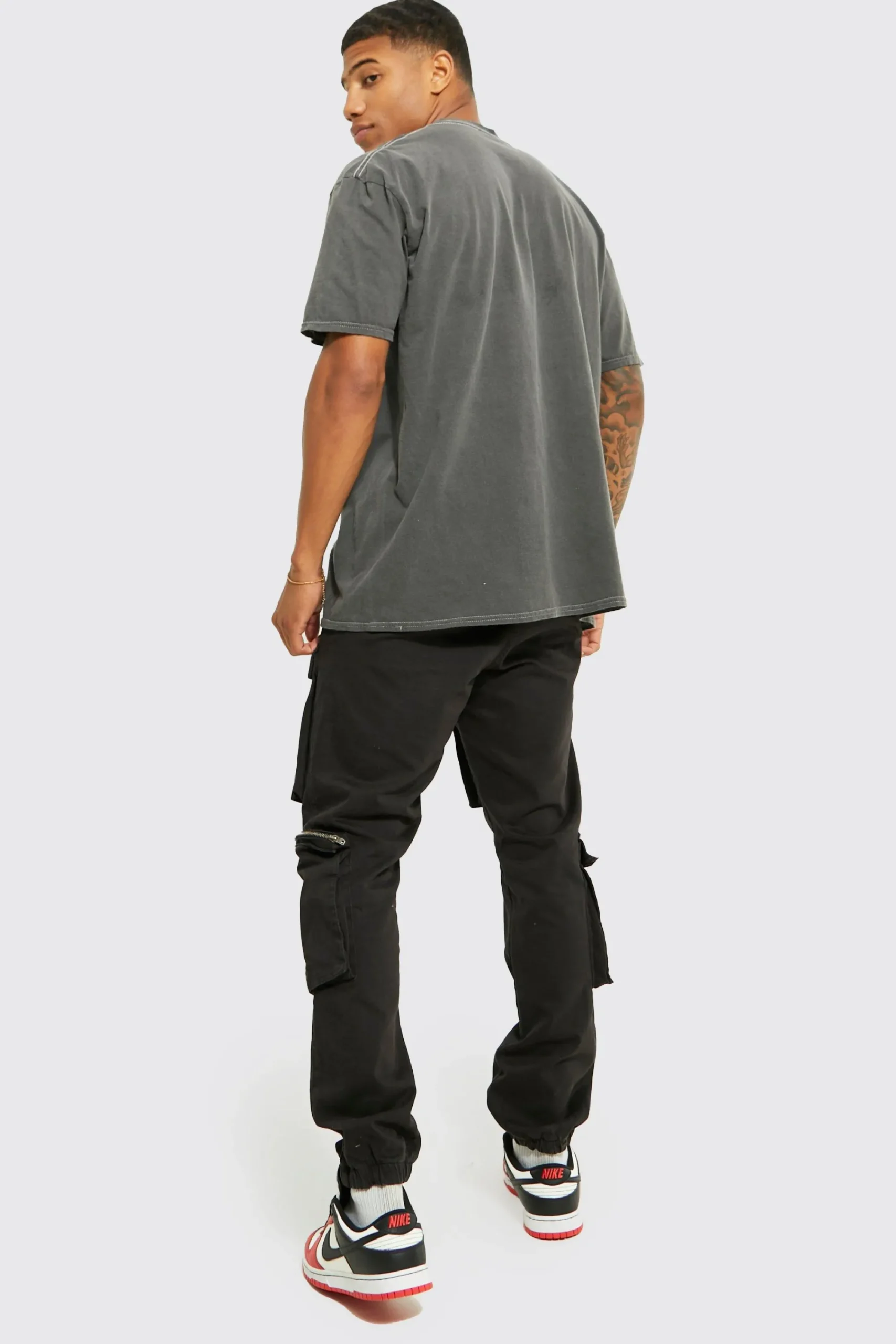 Oversized Prince Acid Wash License T-shirt | UK^boohooMAN Sale