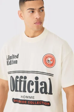 Oversized Puff Print Official Moto T-shirt | UK^boohooMAN Best