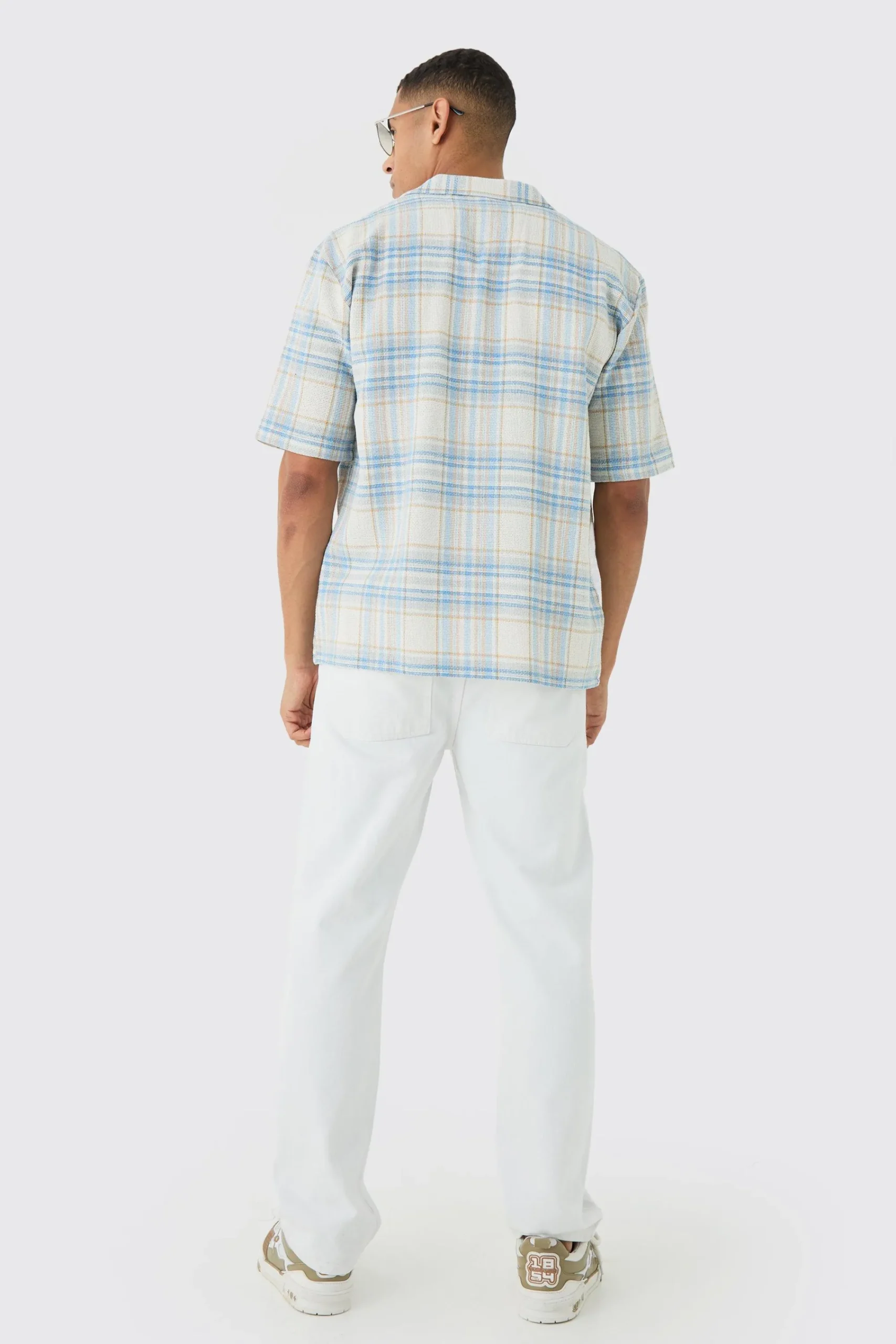 boohooMAN Oversized Revere Check Shirt | UK| Shirts