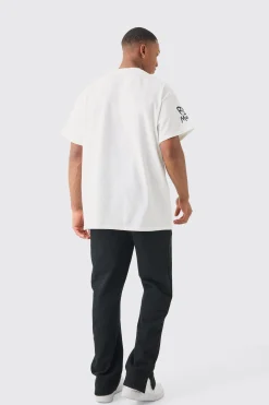 Oversized Rick And Morty Cartoon License T-shirt | UK^boohooMAN New