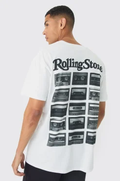 Oversized Rolling Stones License Print T-Shirt | UK^boohooMAN Clearance