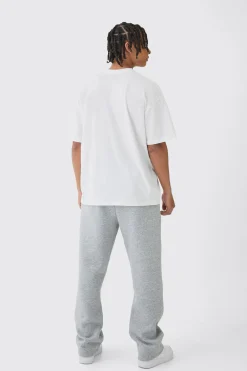 Oversized Running Club Print T-Shirt | UK^boohooMAN