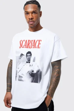 Oversized Scarface License T-shirt | UK^boohooMAN Online