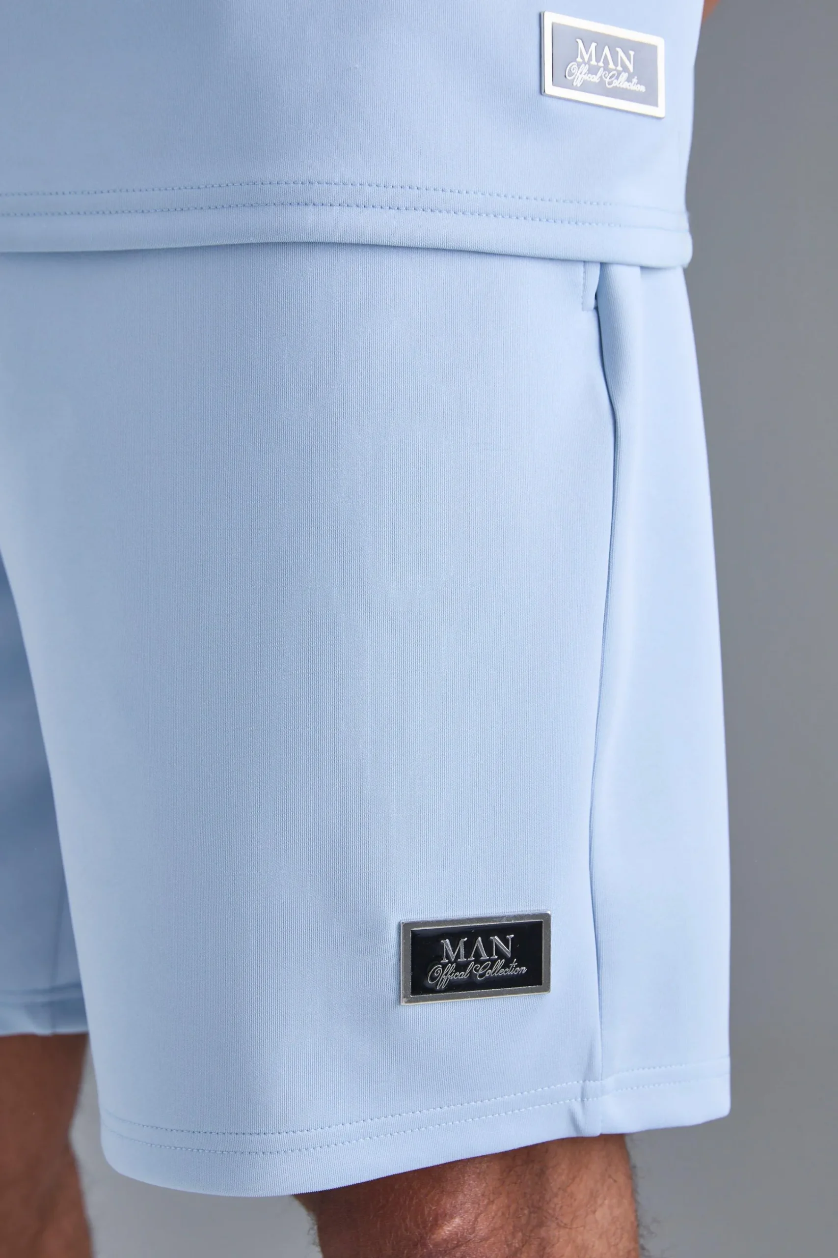 boohooMAN Oversized Scuba T-shirt & Relaxed Short Set | UK| Sets & Co-Ords|Tracksuits