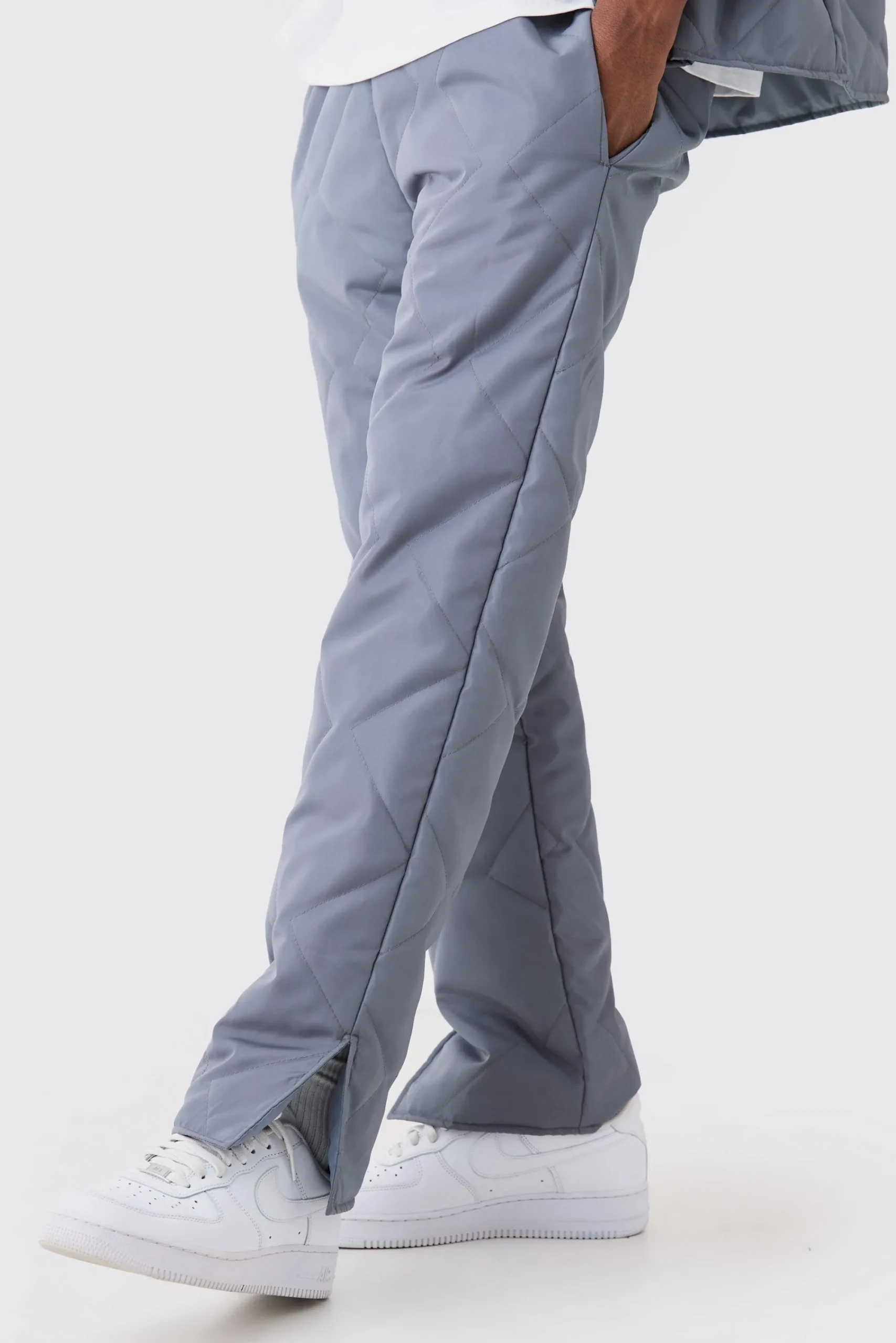 boohooMAN Oversized Short Sleeve Quilted Set | UK| Sets & Co-Ords