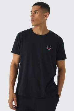 Oversized Skull Embroidered T-shirt | UK^boohooMAN Best