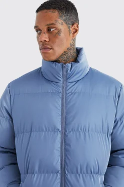 boohooMAN Oversized Soft Sheen Nylon Puffer | UK| Coats & Jackets