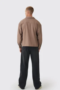 boohooMAN Oversized Soft Twill Long Sleeve Shirt | UK| Shirts