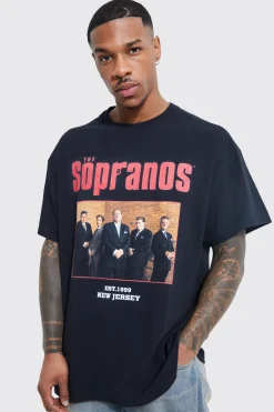 Oversized Sopranos License T-shirt | UK^boohooMAN Clearance