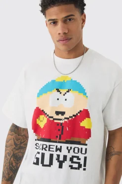 Oversized South Park License T-shirt | UK^boohooMAN Online