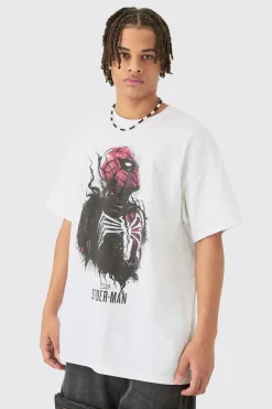 Oversized Spiderman Venom License T-shirt | UK^boohooMAN Sale