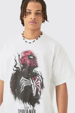 Oversized Spiderman Venom License T-shirt | UK^boohooMAN Sale