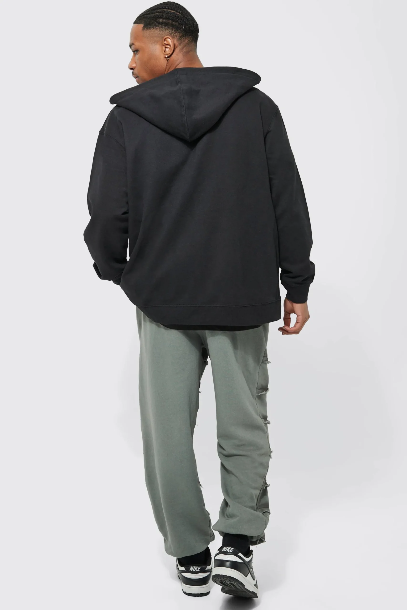 boohooMAN Oversized Spray Seam Printed Jogger | UK| Joggers