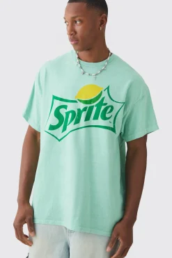 Oversized Sprite Wash License T-shirt | UK^boohooMAN Outlet