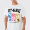 Oversized Spy Family Anime License T-shirt | UK^boohooMAN Best