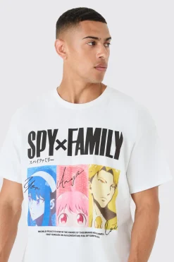 Oversized Spy Family Anime License T-shirt | UK^boohooMAN Best