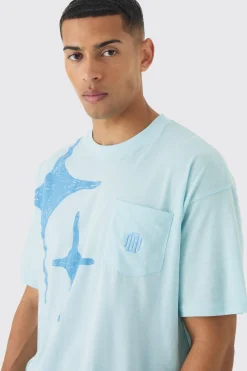 boohooMAN Oversized Star Graphic Short Lounge Set | UK| Loungewear|Sets & Co-Ords