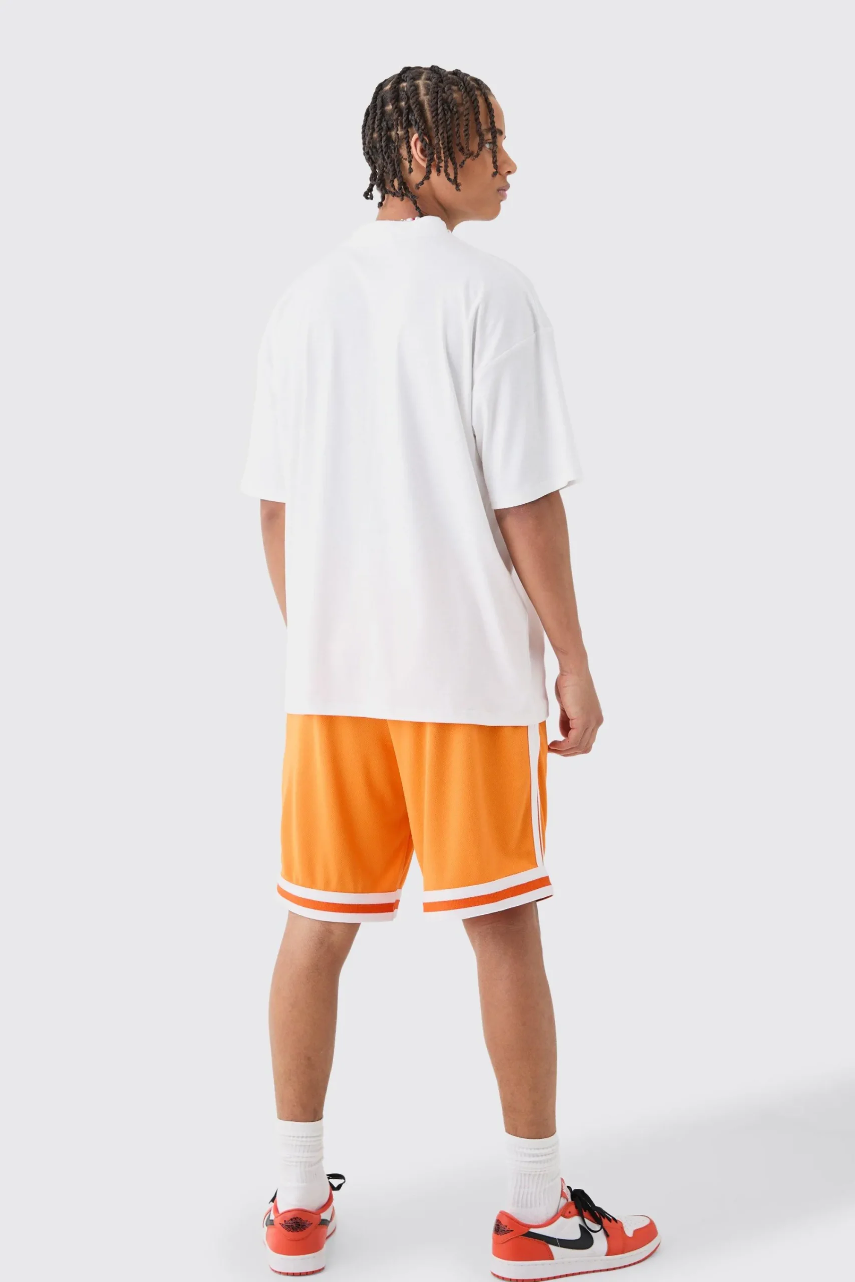 boohooMAN Oversized Taz Space Jam License T-shirt And Mesh Short Set | UK| Sets & Co-Ords|Tracksuits