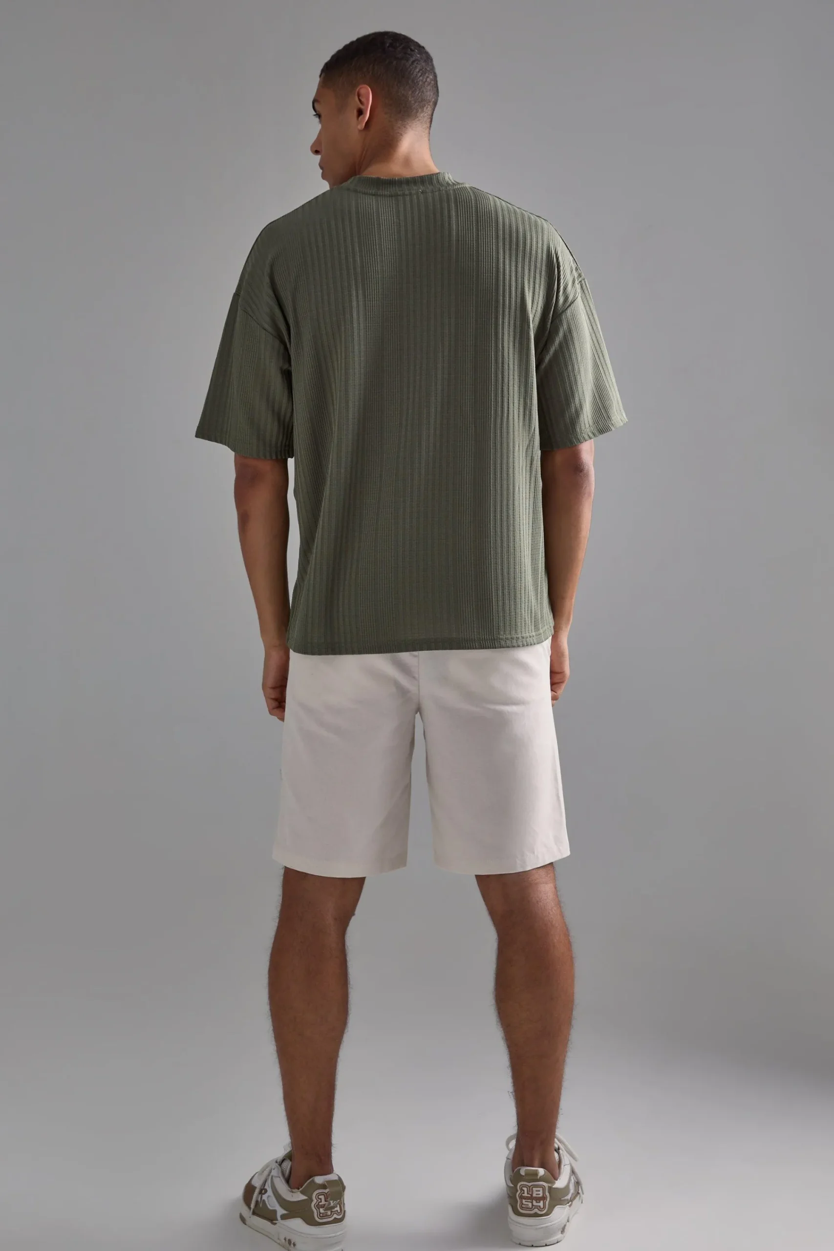 Oversized Textured T-shirt | UK^boohooMAN New