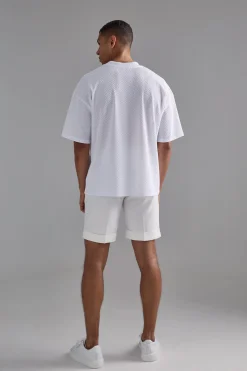 Oversized Textured T-shirt | UK^boohooMAN Discount