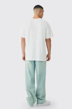 Oversized The Simpsons Anime License Print T-Shirt | UK^boohooMAN