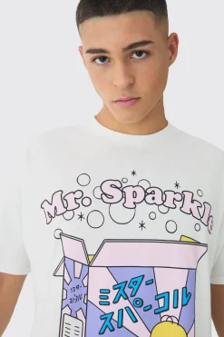 Oversized The Simpsons Anime License Print T-Shirt | UK^boohooMAN