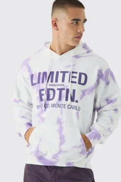 boohooMAN Oversized Tie Dye Limited Edtn Hoodie | UK| Hoodies & Sweatshirts
